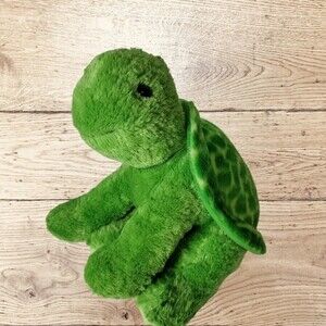 Aurora green turtle plush stuffed animal 12" Seated